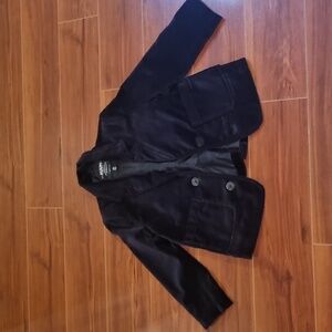 RUUM Toddler Velvet Blazer Black Size 3Y